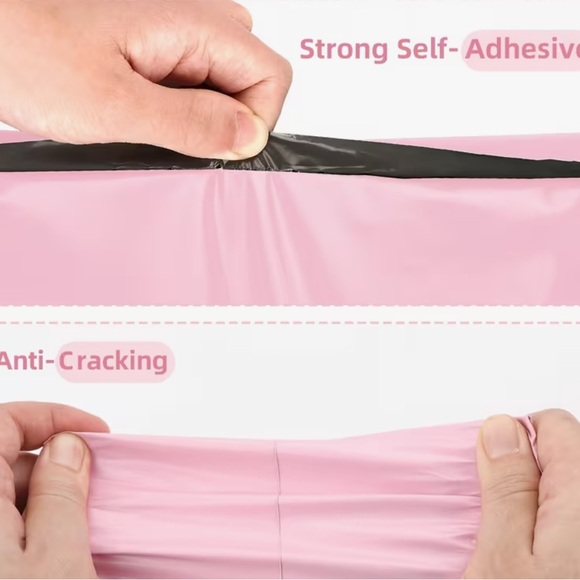 20 Pink 14.96 x 18.11 inch waterproof poly mailers - Picture 4 of 4